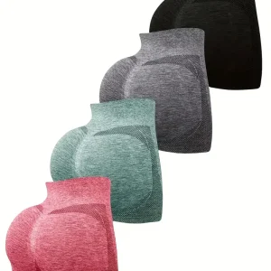 8-piece Set of Full Lace Four Corner Pants, Sexy and Comfortable Lightweight Underwear with Breathable Solid Color Print