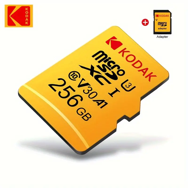 Micro SD Card U3, A2, Class 10-Ideal for Smartphones & Cameras, Includes SD Adapter