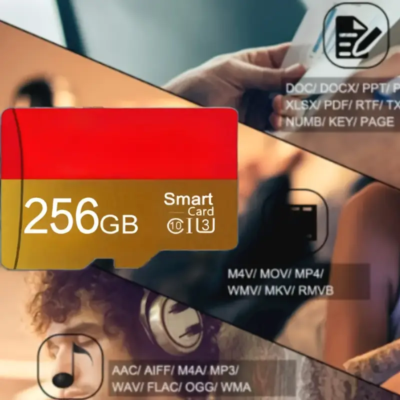 Micro SD Card U3, A2, Class 10-Ideal for Smartphones & Cameras, Includes SD Adapter