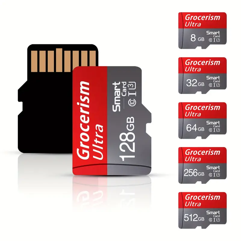 Micro SD Card U3, A2, Class 10-Ideal for Smartphones & Cameras, Includes SD Adapter
