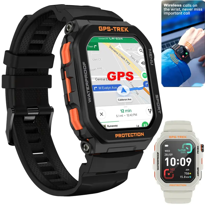 T3800 Android Smart Watch Men 4G Network BT Call GPS X8 Ultra S2 Smartwatch