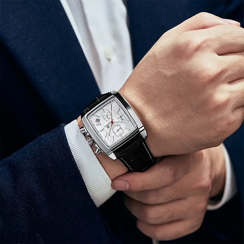 Stylish Olevs Date Watch - Men's Stainless Steel Analog Quartz Wrist Watch with Luminous Dial, Waterproof, Business Casual Style, Perfect for Daily Wear