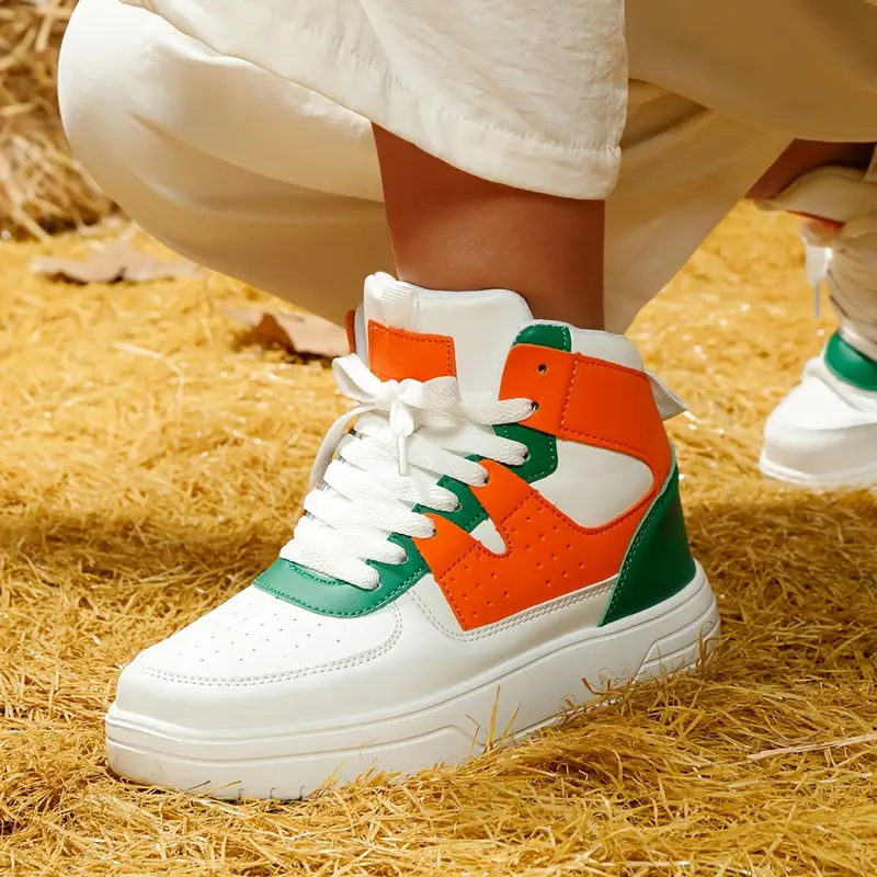 Women's Streetwear Pro Style High Top Platform Fashion/Casual Shoes