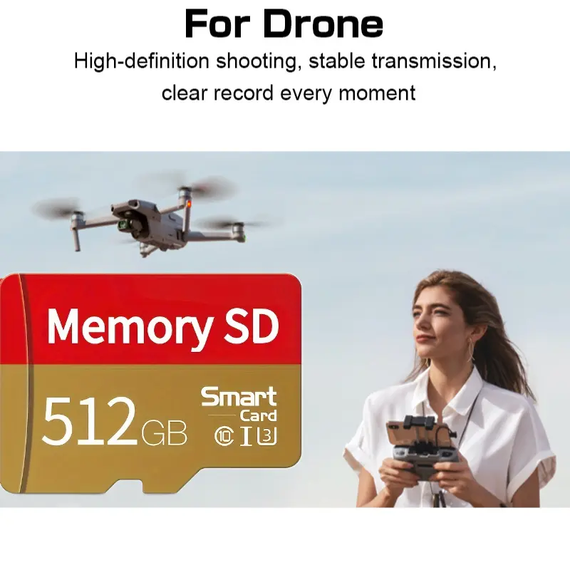 Micro SD Card U3, A2, Class 10-Ideal for Smartphones & Cameras, Includes SD Adapter