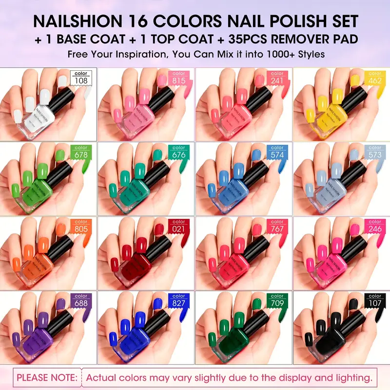 FIRST IMPRESSION NAIL PAINT (PACK COMBO