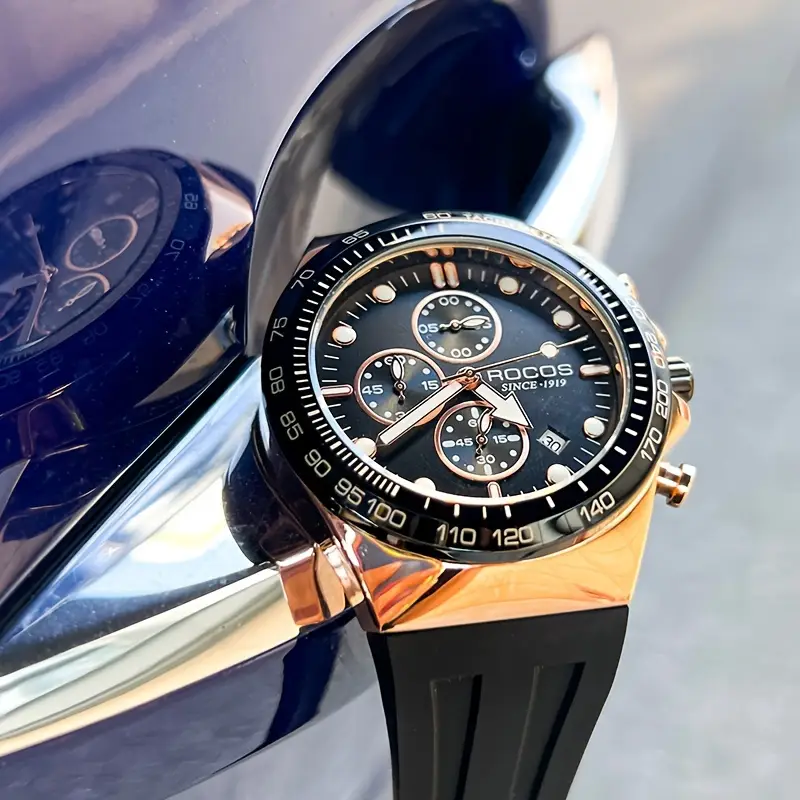 Stylish Olevs Date Watch - Men's Stainless Steel Analog Quartz Wrist Watch with Luminous Dial, Waterproof, Business Casual Style, Perfect for Daily Wear