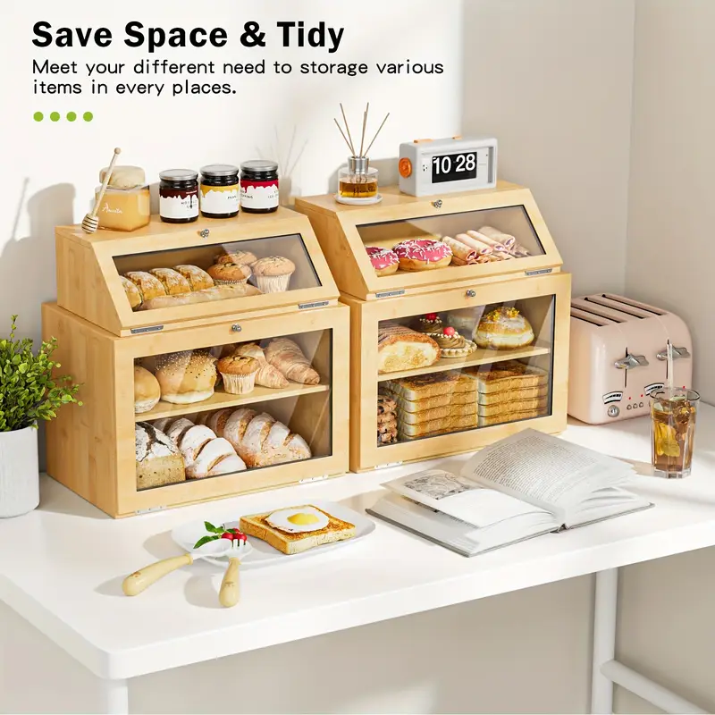 Set Of Airtight Food Storage Containers, Multi-Size Kitchen Essentials Pantry Organizer And Storage, Containers