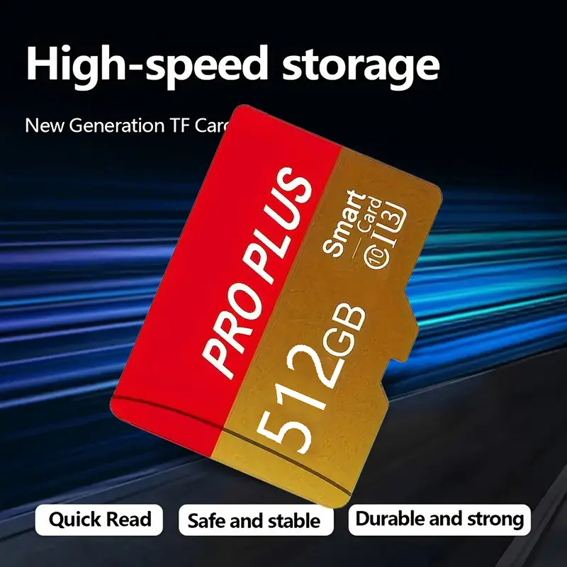 Micro SD Card U3, A2, Class 10-Ideal for Smartphones & Cameras, Includes SD Adapter