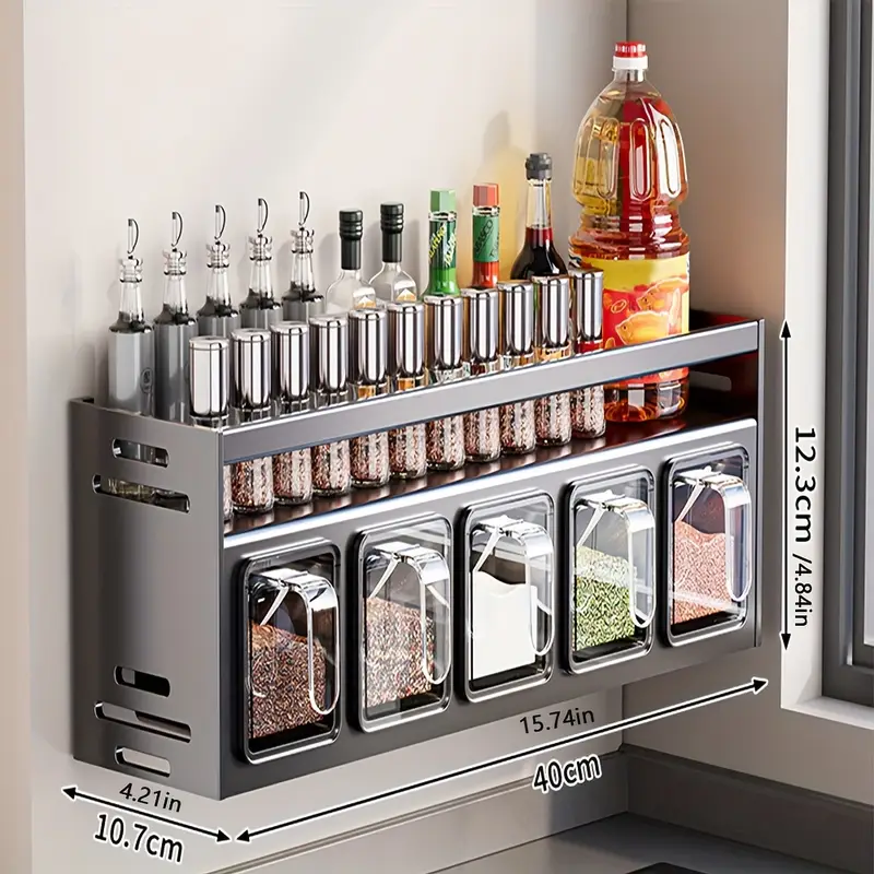 Set Of Airtight Food Storage Containers, Multi-Size Kitchen Essentials Pantry Organizer And Storage, Containers