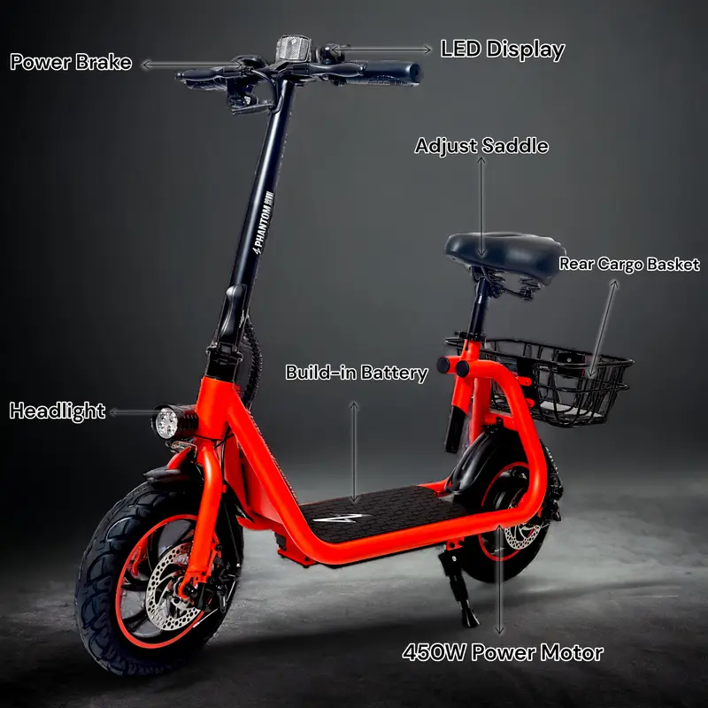 Name: Two-wheeled Scooter 48v Brushless Motor 15ah Lithium Battery