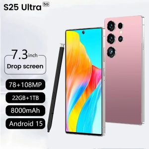 8+256GB Dual SIM Android SmartPhone '' Full HD Display, Built-In Pen, Unlocked For Worldwide Use - High-Performance 13+48MP Camera