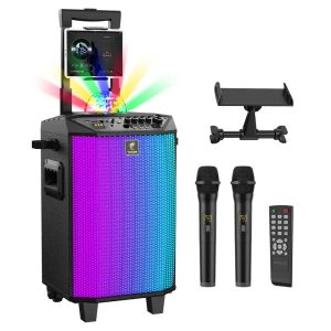 Wireless Speaker with Microphone, Large Speaker, Portable Speaker, Subwoofer, Outdoor Wireless Speaker,