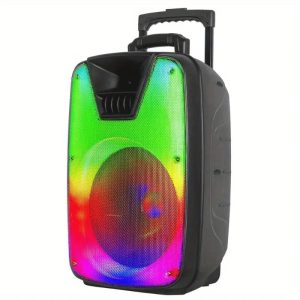 Wireless Speaker with Microphone, Large Speaker, Portable Speaker, Subwoofer, Outdoor Wireless Speaker,