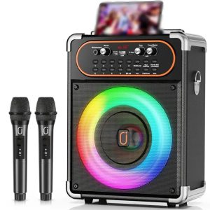 Wireless Speaker with Microphone, Large Speaker, Portable Speaker, Subwoofer, Outdoor Wireless Speaker