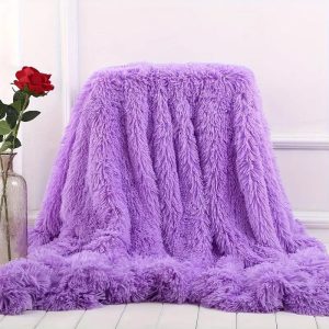 Ultra-Soft Quilted Blanket] 1pc Ultra-Soft Quilted Blanket | Lightweight & Portable, Machine Washable, Contemporary Style