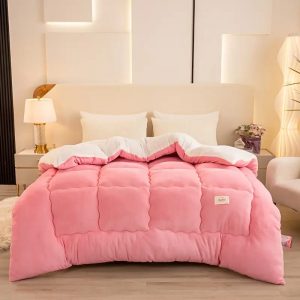 Ultra-Soft Quilted Blanket] 1pc Ultra-Soft Quilted Blanket | Lightweight & Portable, Machine Washable, Contemporary Style