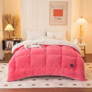 Ultra-Soft Quilted Blanket] 1pc Ultra-Soft Quilted Blanket | Lightweight & Portable, Machine Washable, Contemporary Style