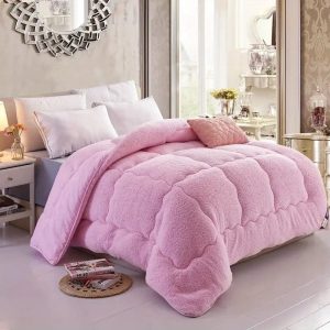 Ultra-Soft Quilted Blanket] 1pc Ultra-Soft Quilted Blanket | Lightweight & Portable, Machine Washable, Contemporary Style