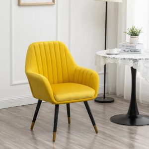warehouseContemporary Velvet Accent Chair, Upholstered Single Sofa for Living Room