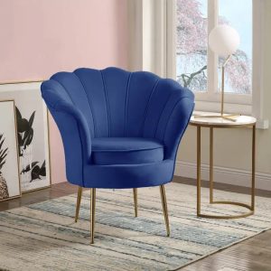 warehouseContemporary Velvet Accent Chair, Upholstered Single Sofa for Living Room