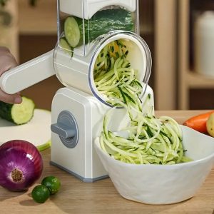 Multifunctional Vegetable Shredder, Manual Food Grater, Onion Chopper