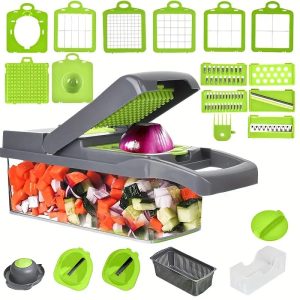 Multifunctional Vegetable Shredder, Manual Food Grater, Onion Chopper