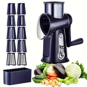 Multifunctional Vegetable Shredder, Manual Food Grater, Onion Chopper