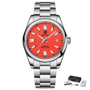 2025 New Elegant Men's Dual Calendar Multifunctional Luminous Steel Strap