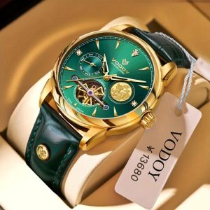 2025 New Elegant Men's Dual Calendar Multifunctional Luminous Steel Strap