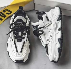 Men'S 2025 Spring High-Top Sneakers - White & Red Casual Fashion Sneakers with Lace-Up Closure, All-Season Outdoor Running Shoes