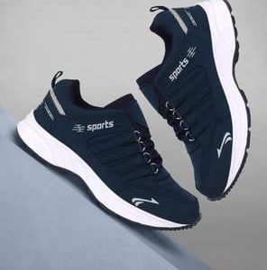 Men'S 2025 Spring High-Top Sneakers - White & Red Casual Fashion Sneakers with Lace-Up Closure, All-Season Outdoor Running Shoes