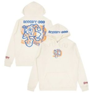 Men's Cream Scooby-Doo Training Camp Pullover Hoodie