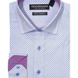 Men's Four-Leaf Clover Dress Shirt