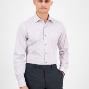 Men's Geo-Print Dress Shirt, Exclusively at Mivy's