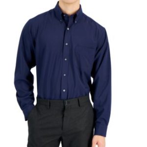 Men's Regular Fit Traveler Dress Shirt, Mivy's Exclusive