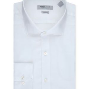 Perry Ellis Men's Modern-Fit Lux Twill Solid Dress Shirt