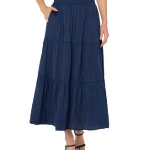 Women’s Tiered Woven Maxi Skirt