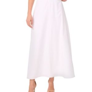 Women's Contrast-Stitching A-Line Skirt