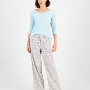Women's Cotton Flannel Pajama Pants, Created for Mivy's