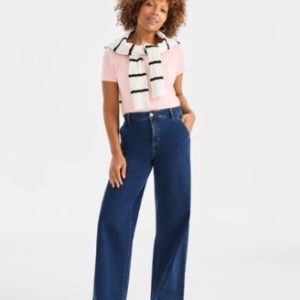 Women's High-Rise Wide-Leg Jeans, Mivy's Exclusive