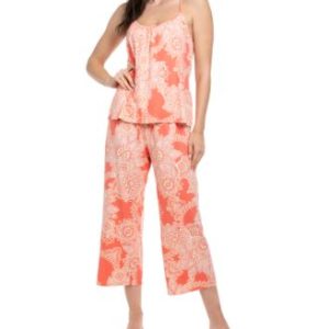 Women's Paisliegh Cropped Pajama Set