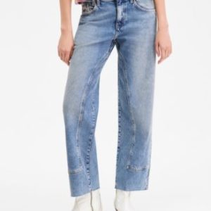 Women's Risk Taker Mid-Rise Straight-Leg Jeans
