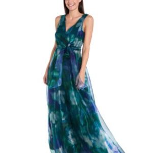 Women's Sleeveless Bow-Tie A-Line Dress