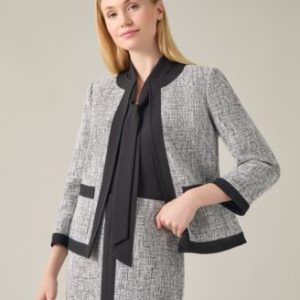 Women's Tweed Framed Jacket, Regular & Petite