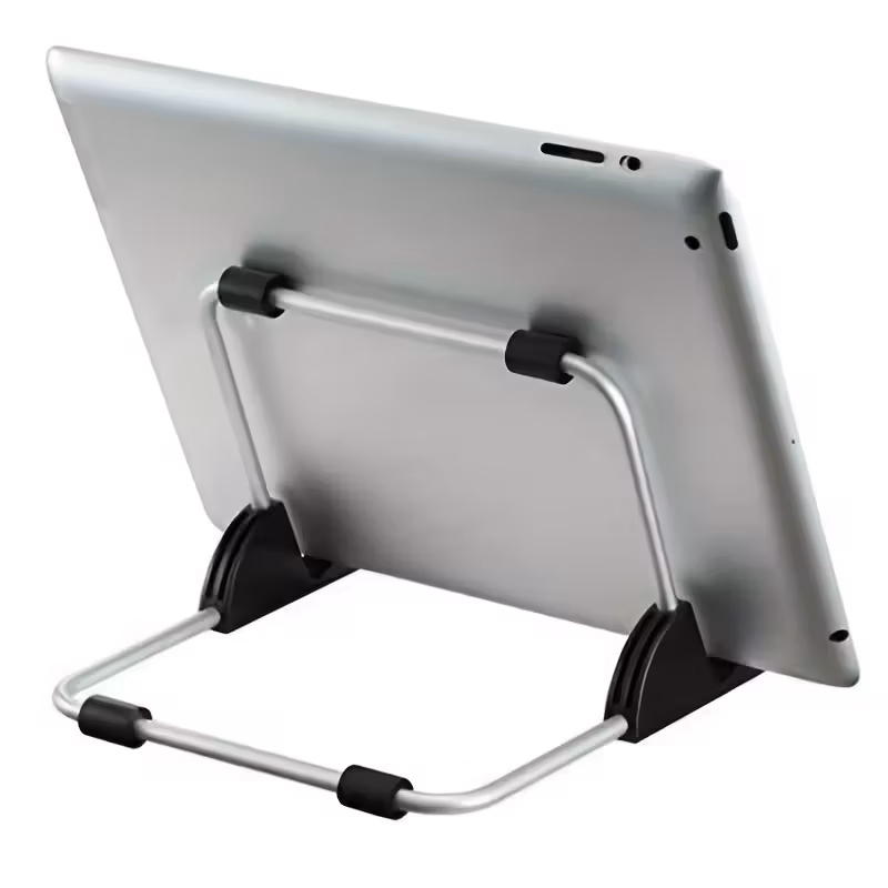 [Stylish] Foldable Aluminum Tablet Stand - Multi-Angle Support for Laptops & Tablets, Lightweight & Durable with Easy-Carry Design, Perfect for Comfortable Daily Use, Adjustable Viewing Angle | Sleek Design | Aluminum Alloy Stan